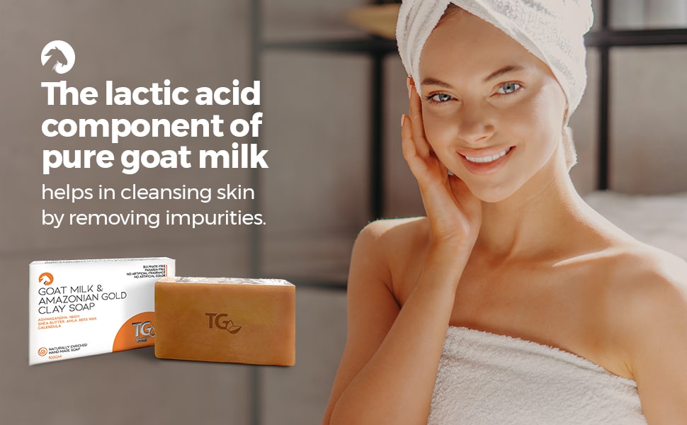 Goat milk soap benefits - cleanses skin