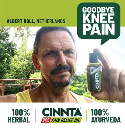 Testimonial - CINNTA Pain Relief Oil
