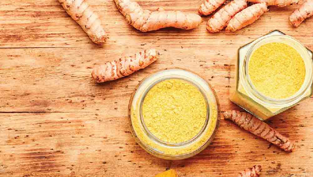 Turmeric acts as moisturizer